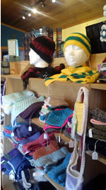 local products, knitwear available Craft Shop, Folk Village, Glencolmcille, Donegal