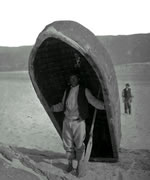 Fisherman and Curragh, Loughros, Ardara